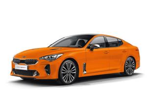Текстильные коврики на KIA STNGER 1 2017