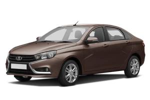 Эва-коврики с бортами на Lada Vesta 2015 -
